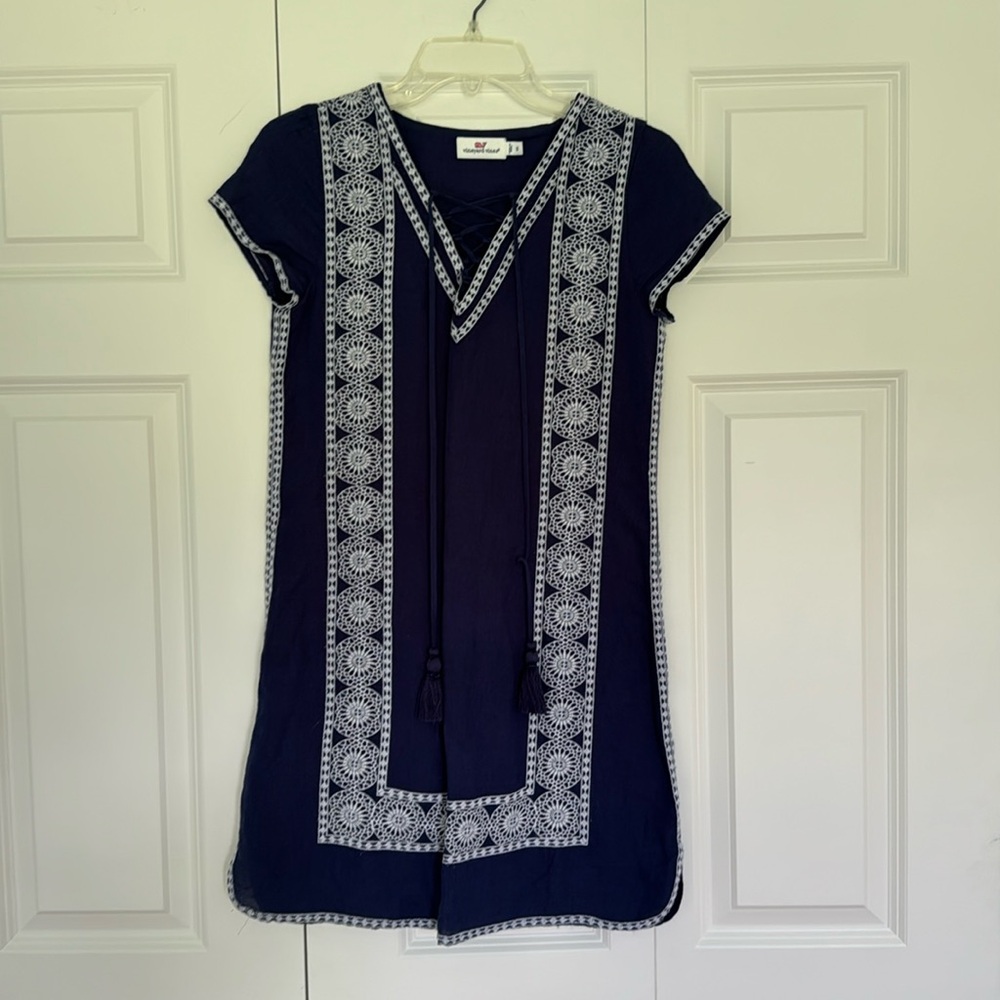 Vineyard vines navy blue dress